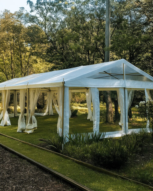 6x12mt Clear Pavilion hire Adelaide