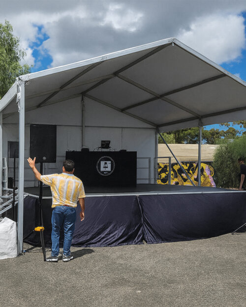 6x6mt Stage Cover hire Adelaide