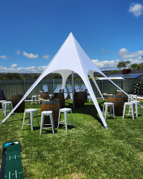 8mt Star Tent hire Adelaide